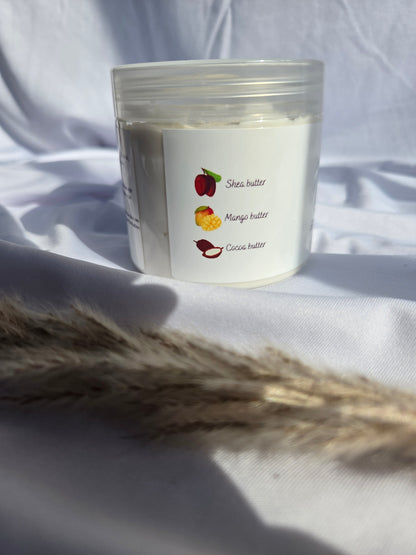 Morning Mercies Triple Butter Body Butter | Shea, Mango & Cocoa Butter | Handcrafted Skincare | Rich Body Care for Dry Skin | Citrus Tropical