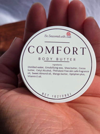 Comfort Triple Butter Body Butter | Shea, Mango & Cocoa Butter | Handcrafted Skincare | Rich Body Care for Dry Skin | Cocoa Butter Cashmere
