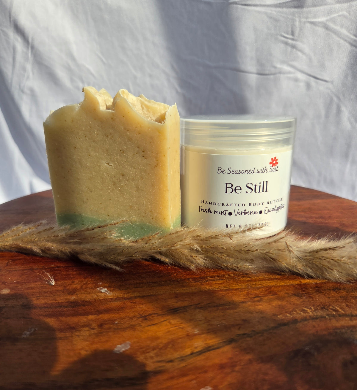 Be Still Soap Bar | Cold Process Soap | Shea Butter & Colloidal Oats| Mint and Eucalyptus Soap| Small Batch Bath & Body