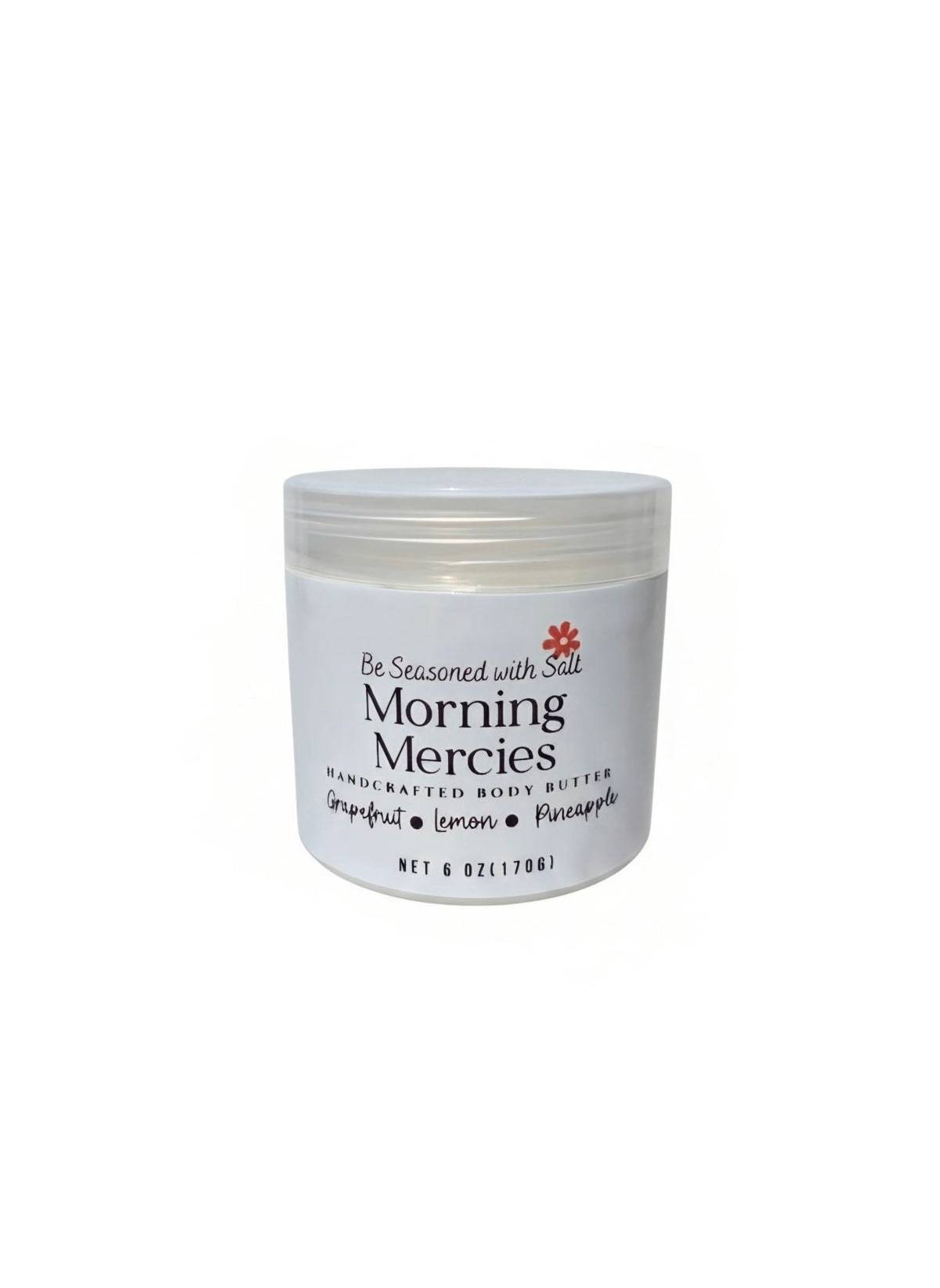 Morning Mercies Triple Butter Body Butter | Shea, Mango & Cocoa Butter | Handcrafted Skincare | Rich Body Care for Dry Skin | Citrus Tropical