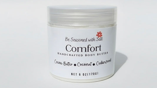 Comfort Triple Butter Body Butter | Shea, Mango & Cocoa Butter | Handcrafted Skincare | Rich Body Care for Dry Skin | Cocoa Butter Cashmere
