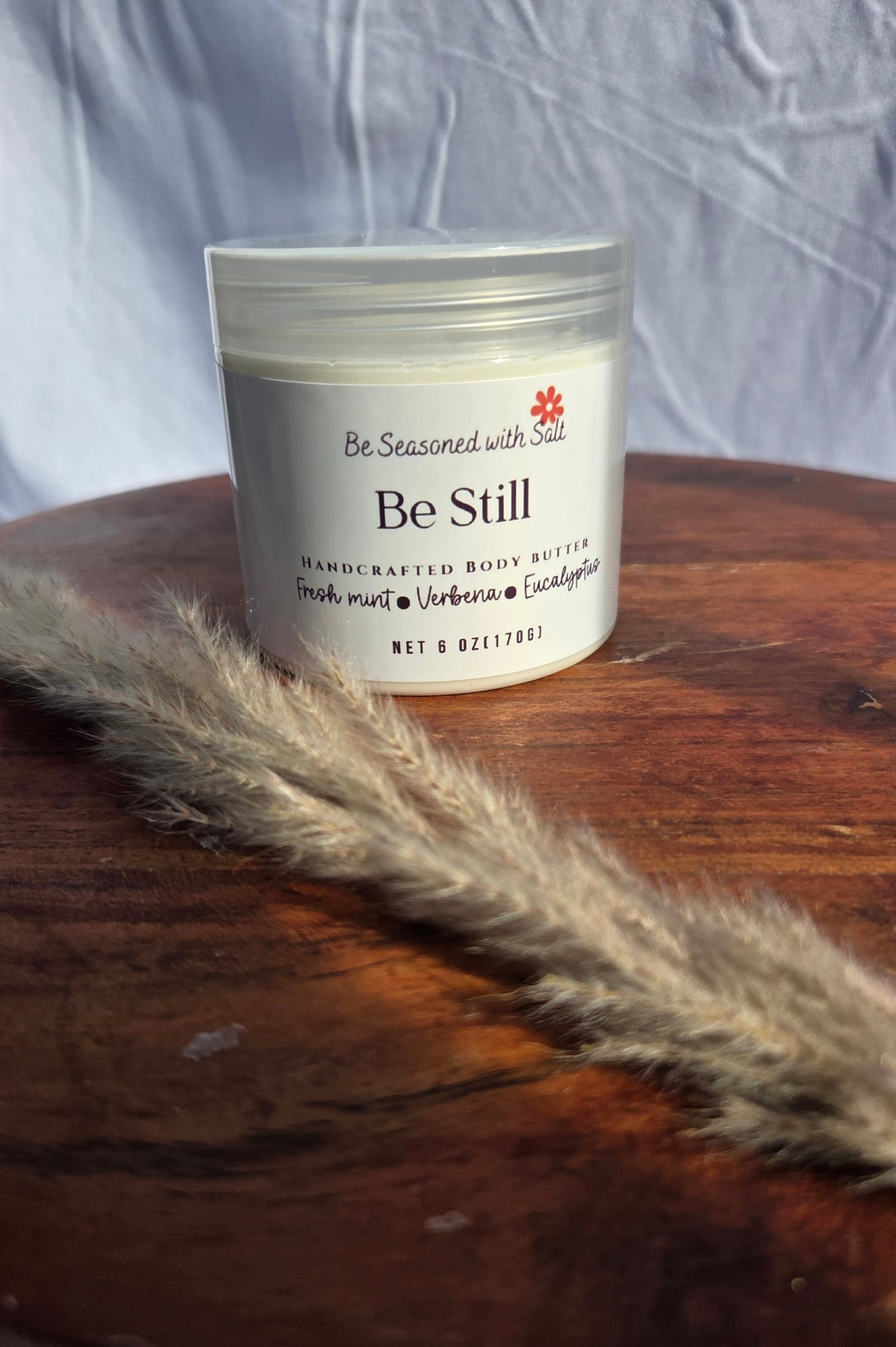 Be Still Triple Butter Body Butter | Shea, Mango & Cocoa Butter | Handcrafted Skincare | Rich Body Care for Dry Skin | Fresh Mint & Eucalyptus